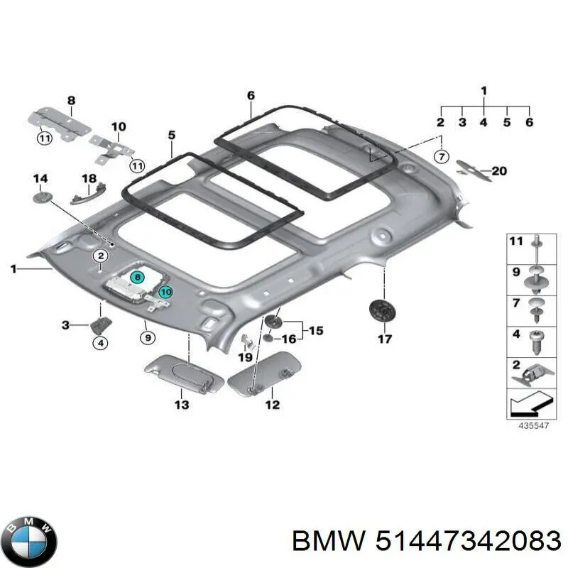 Купить 51447342083 BMW 