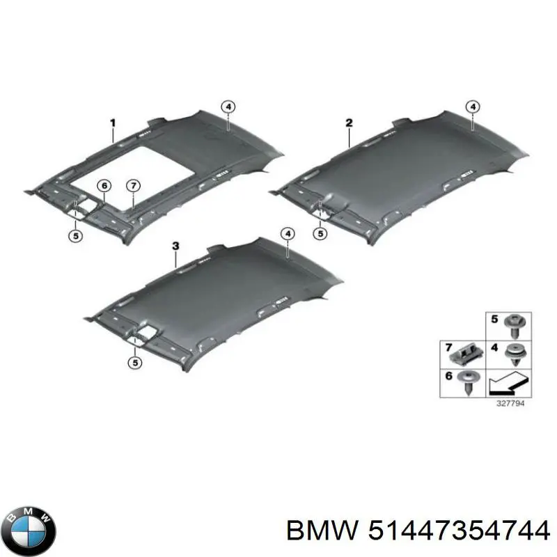 51447354744 BMW Изоляция термошумовая