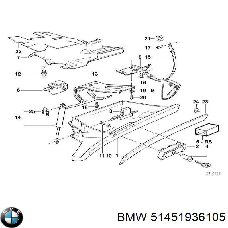 51451936105 BMW