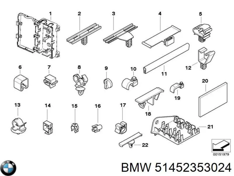  BMW 51452353024 цена, от 30.83 USD