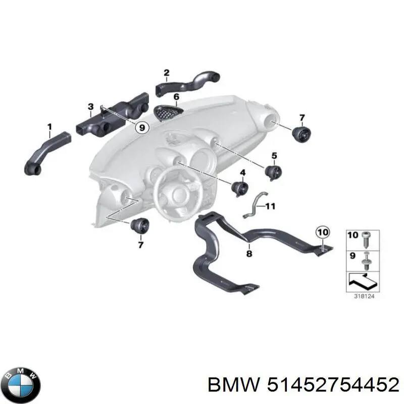  BMW 51452754452 цена, от 6.09 USD