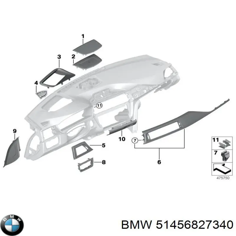 51456827340 BMW 
