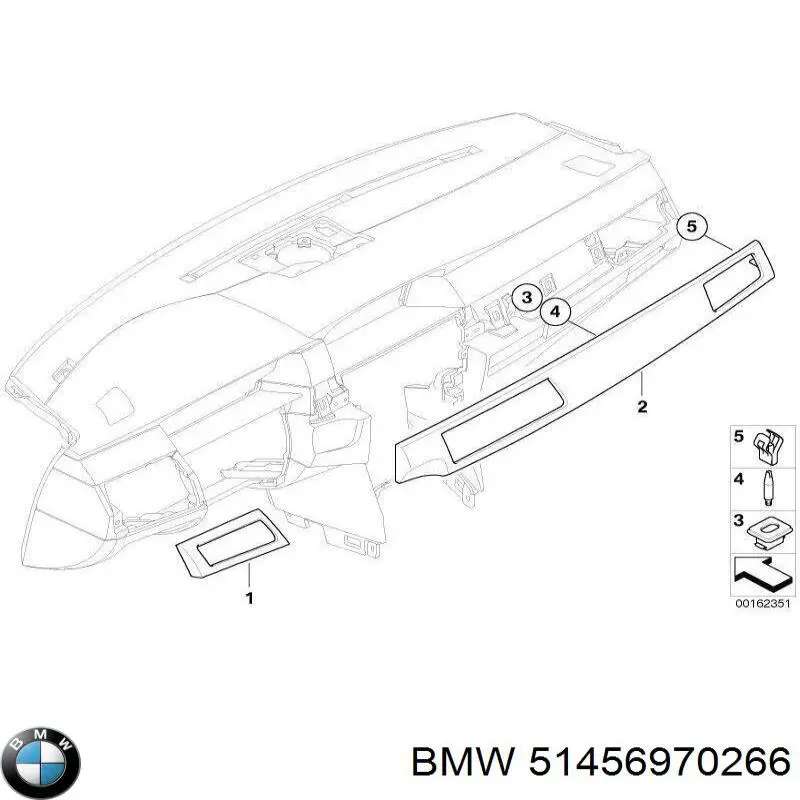 Купить 51456970266 BMW 