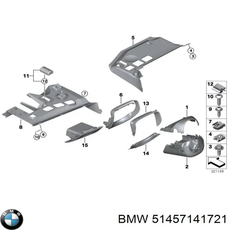  51457141721 BMW