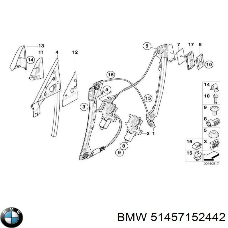  BMW 51457152442 цена, от 2.04 USD