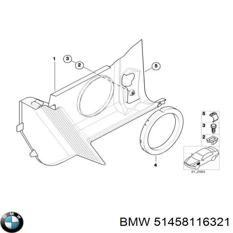  BMW 51458116321 цена, от 2.59 USD