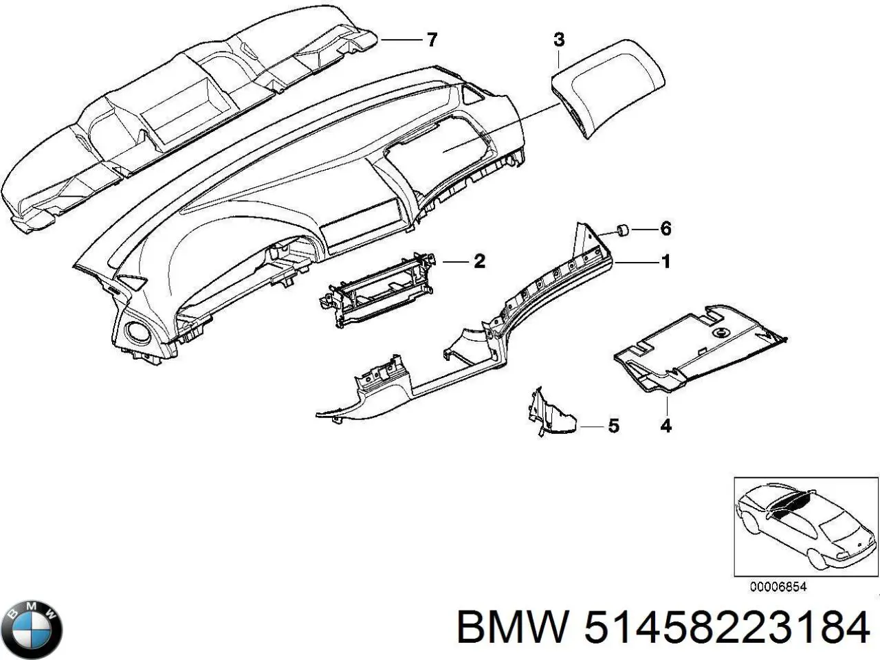  BMW 51458223184 цена, от 63.40 USD