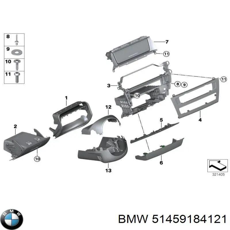  51459184121 BMW