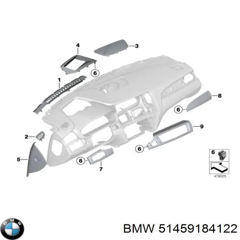  51459184122 BMW