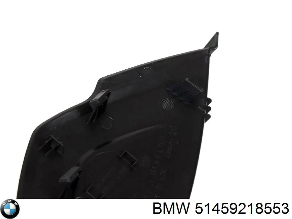 Крышка боковая панели "торпедо", левая BMW 51459325707
