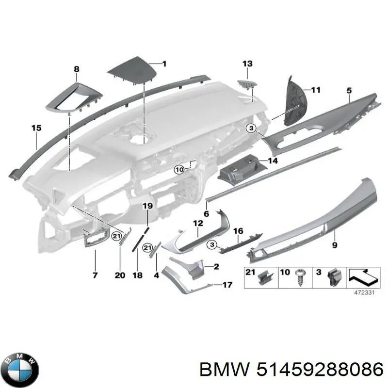  51459288086 BMW