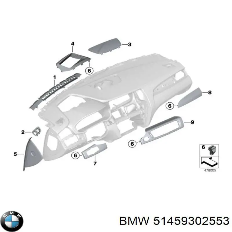 51459302553 BMW 