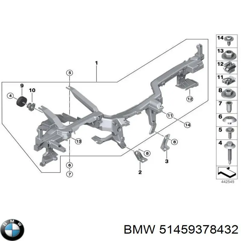  BMW 51459378432 цена, от 38.01 USD