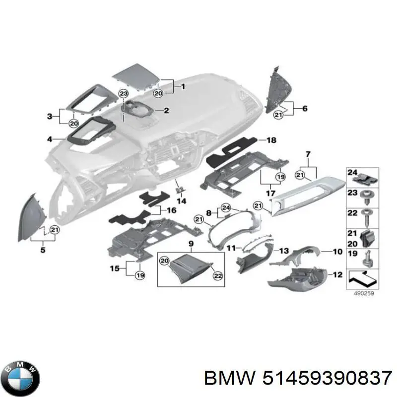 51459390837 BMW 