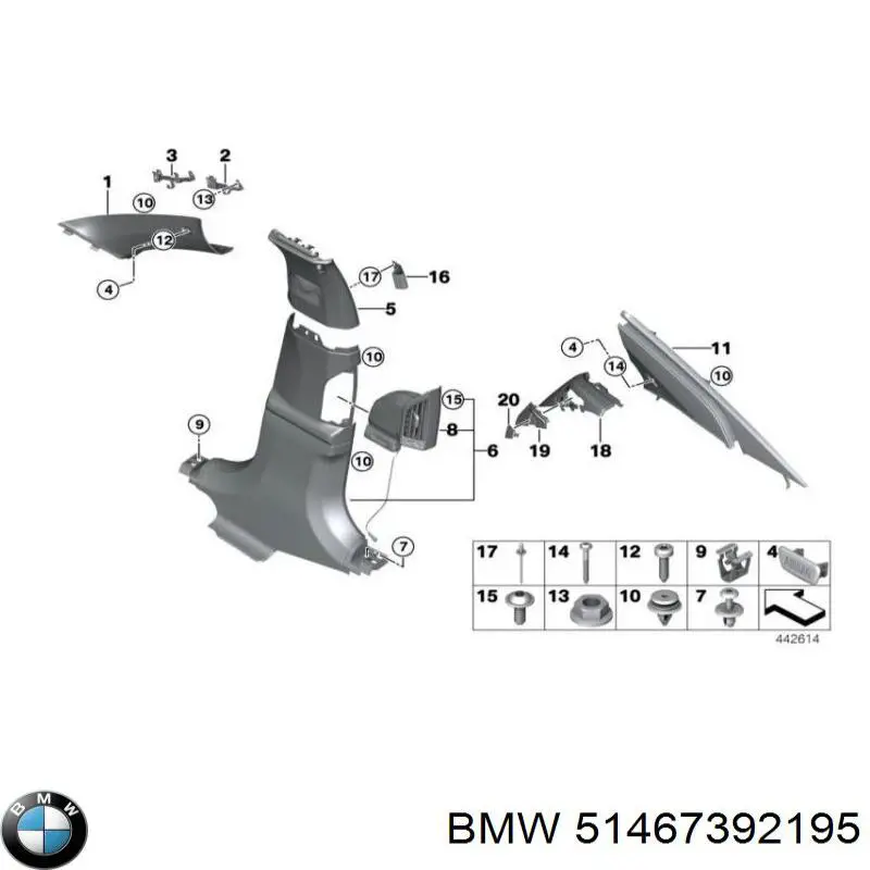 51467392195 BMW 