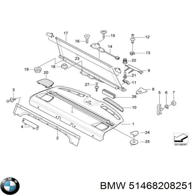 Купить 51468208251 BMW 