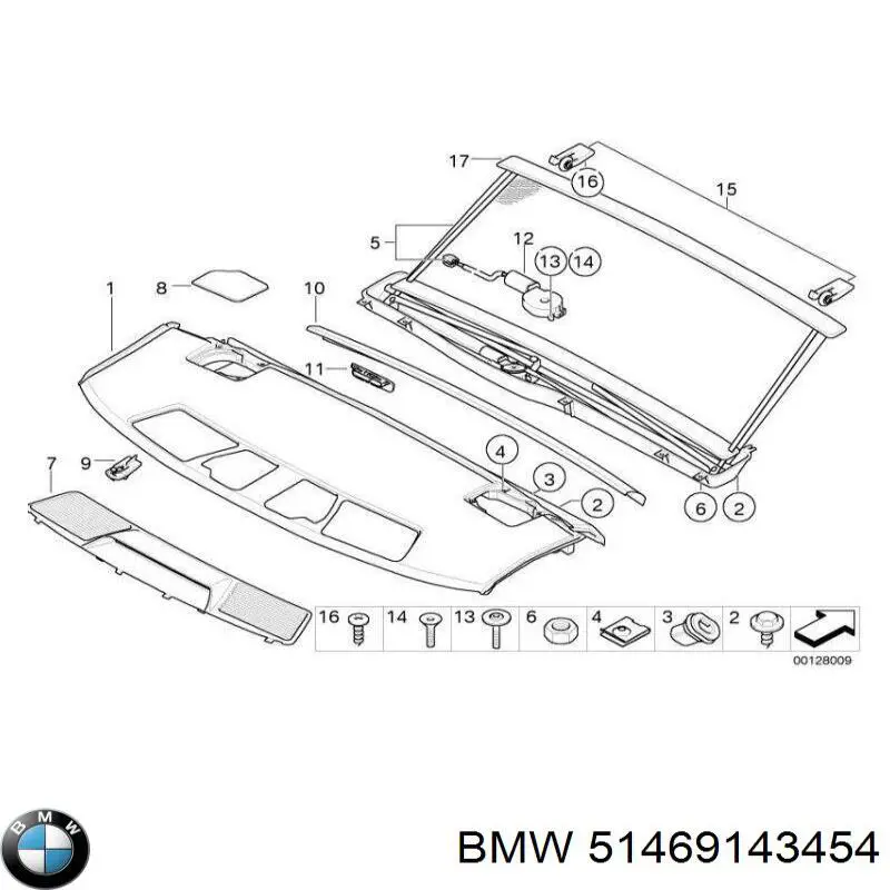  BMW 51469143454 цена, от 38.01 USD