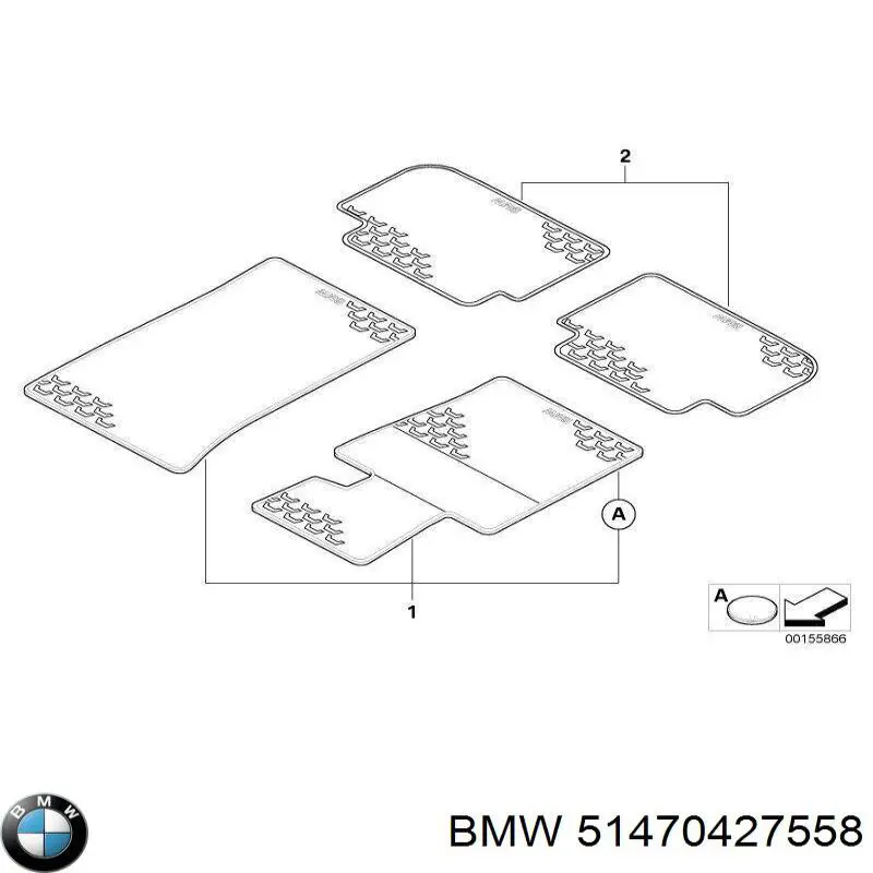 51470427558 BMW Комплект ковров