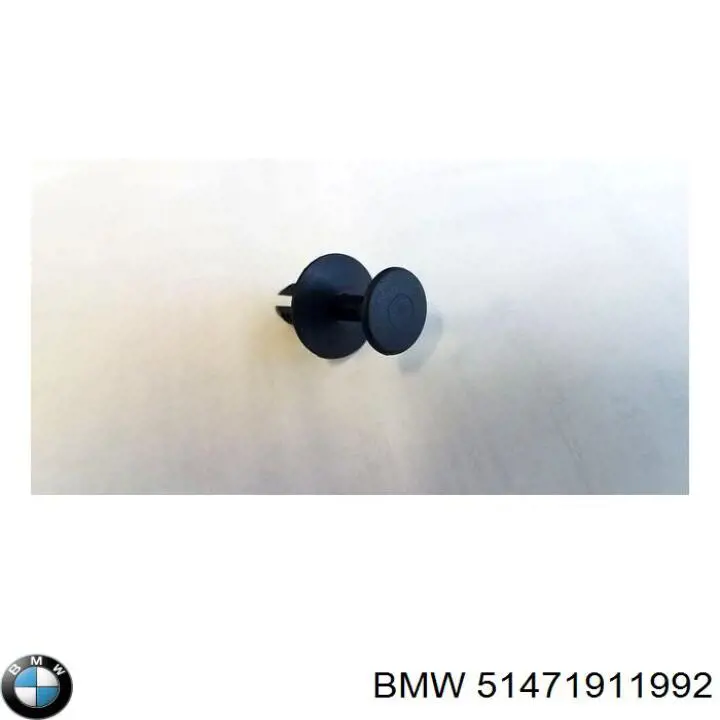 Пистон (клип) утеплителя капота 51471911992 BMW