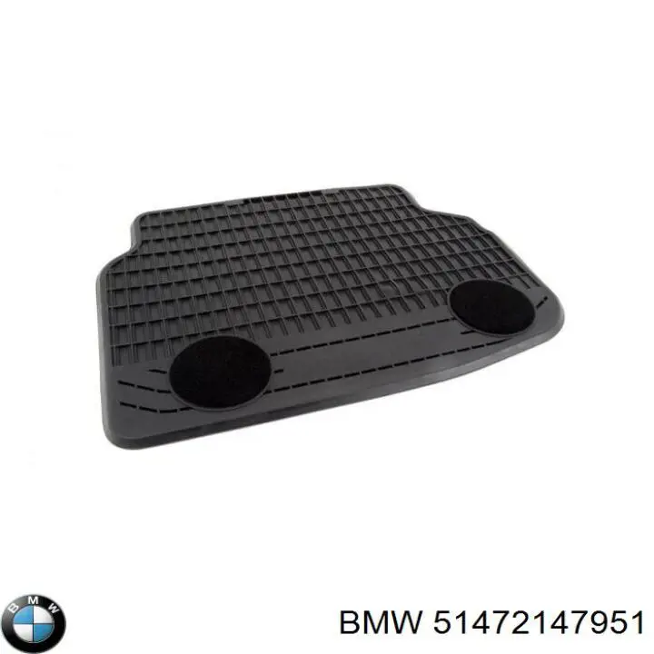 Резиновые коврики задние BMW 51472409276 цена, от 61.27 USD