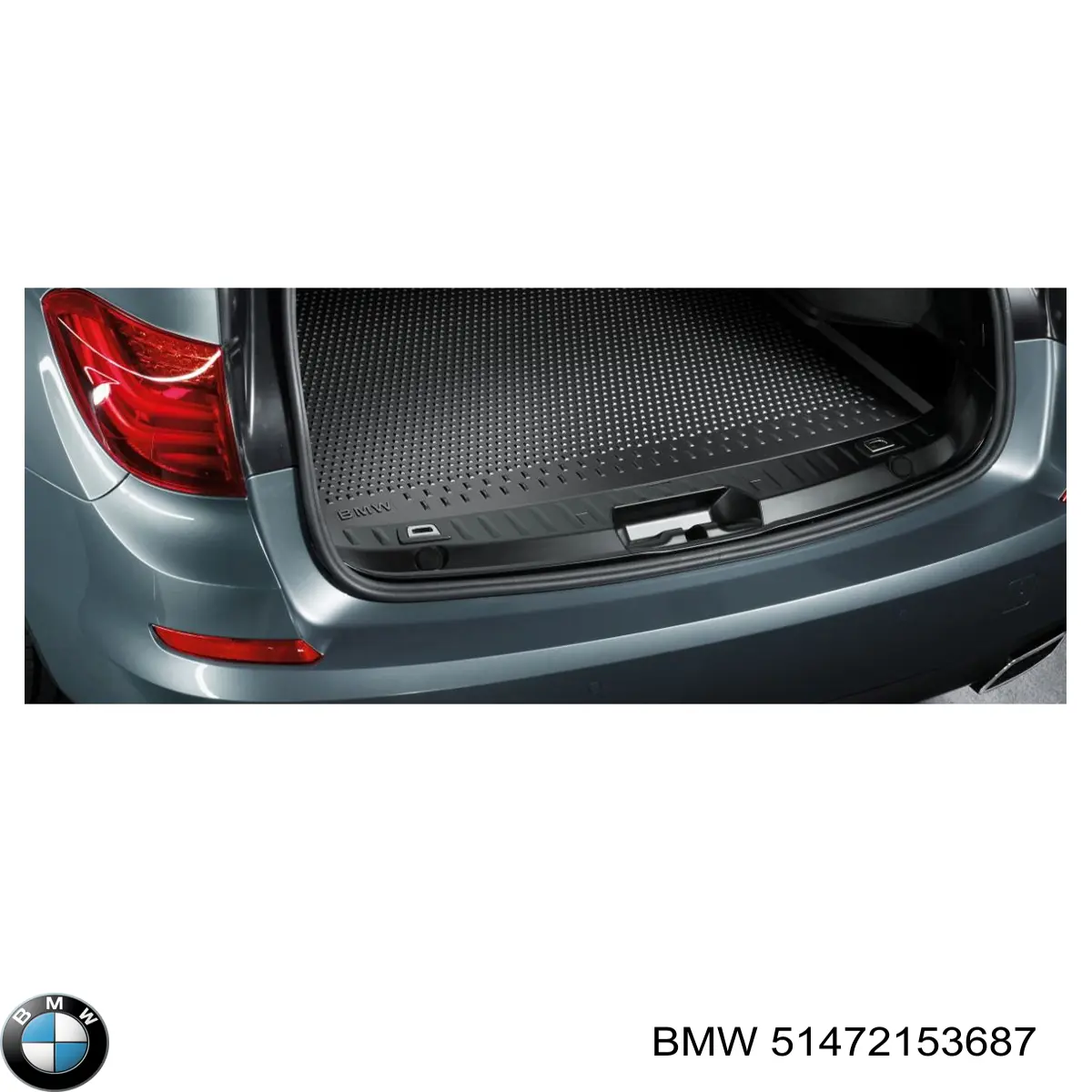 Задний коврик в багажник BMW 51472153687 цена, от 154.86 USD