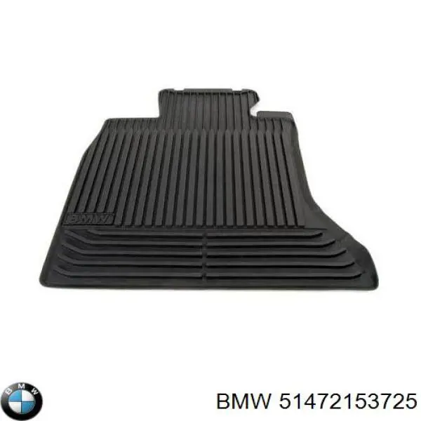 Купить 51472153725 BMW Коврик передний, комплект 2 шт.