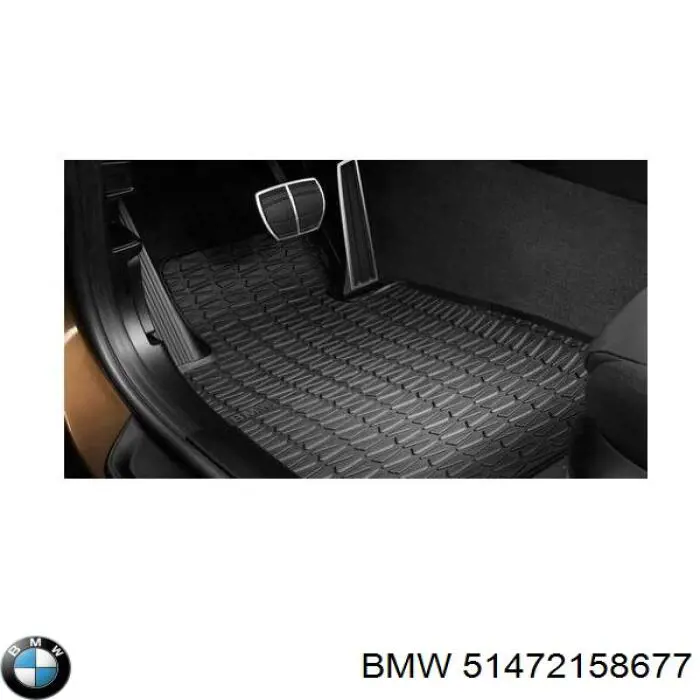 51472158677 BMW коврик передний, комплект из 2 шт.