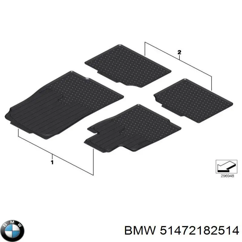 BMW 51472182514 цена, от 92.82 USD