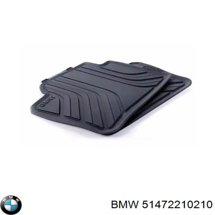 51472210210 BMW коврик задний, комплект из 2 шт.