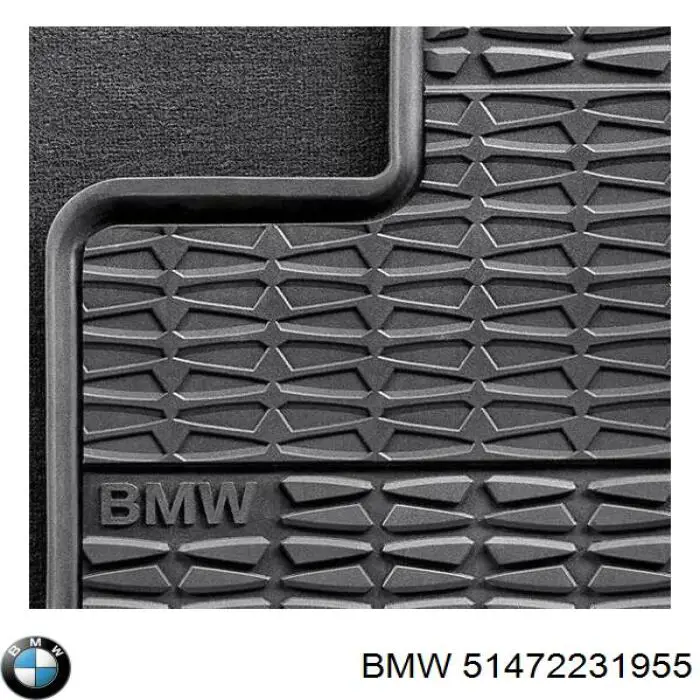 Коврик задний, комплект 2 шт. BMW 51470416690 цена, от 48.73 USD