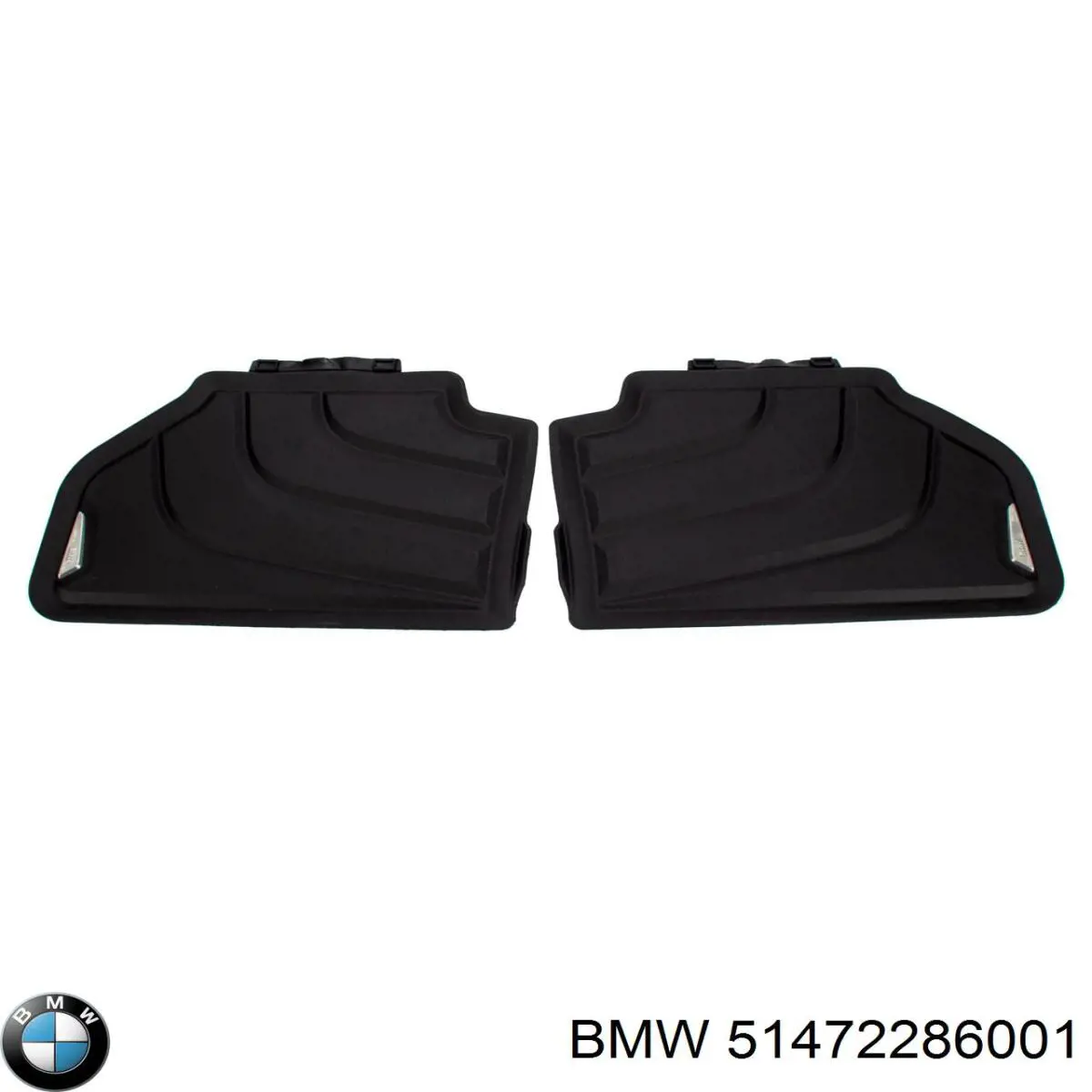 Купить 51472286001 BMW Коврик передний, комплект 2 шт.
