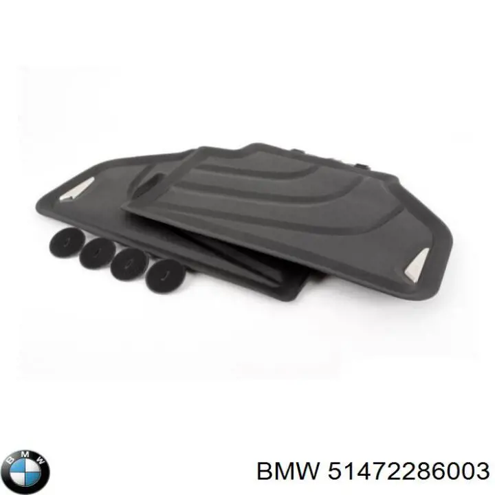 51472286003 BMW tapete traseiro, kit de 2 un.