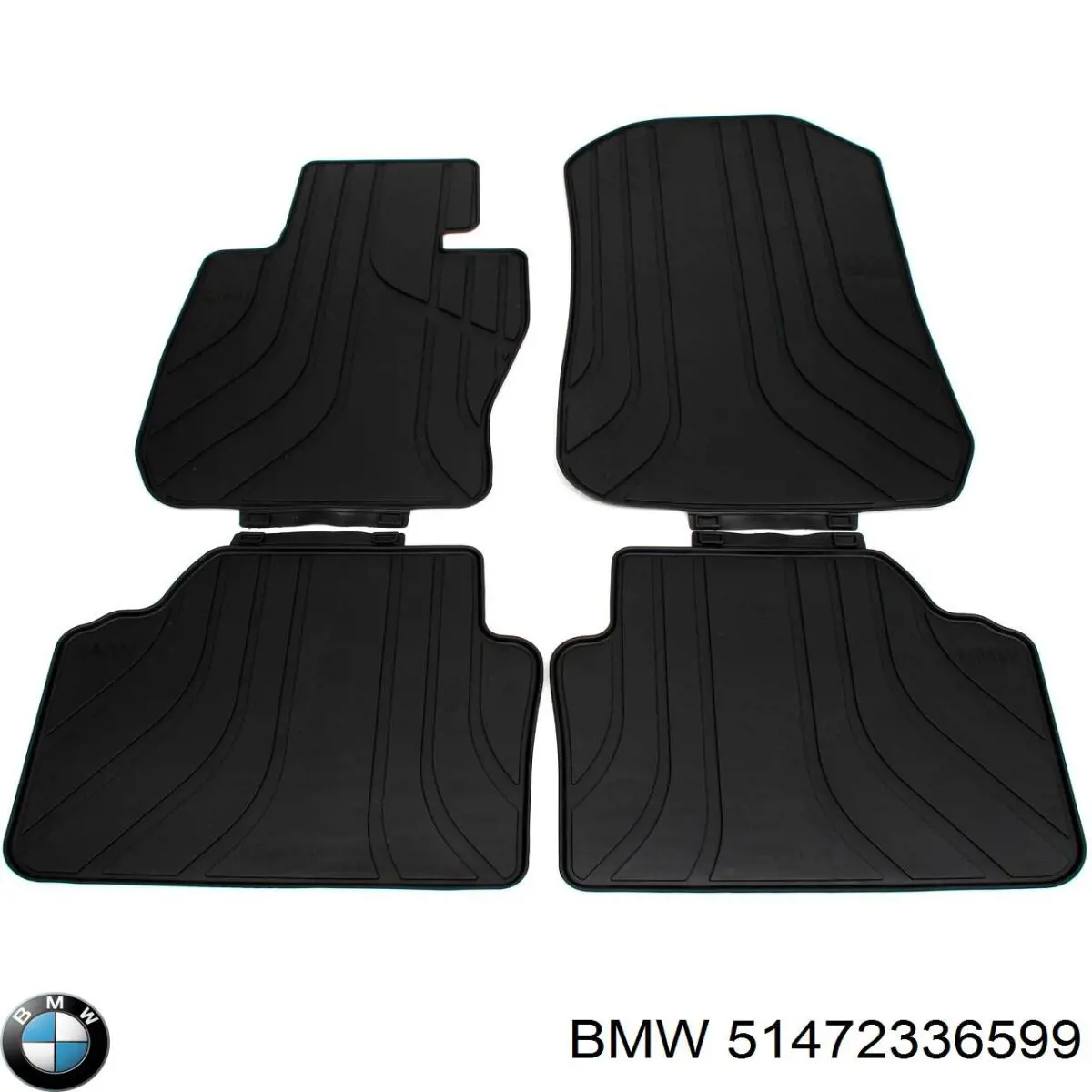 Купить 51472336599 BMW Резиновые коврики задние