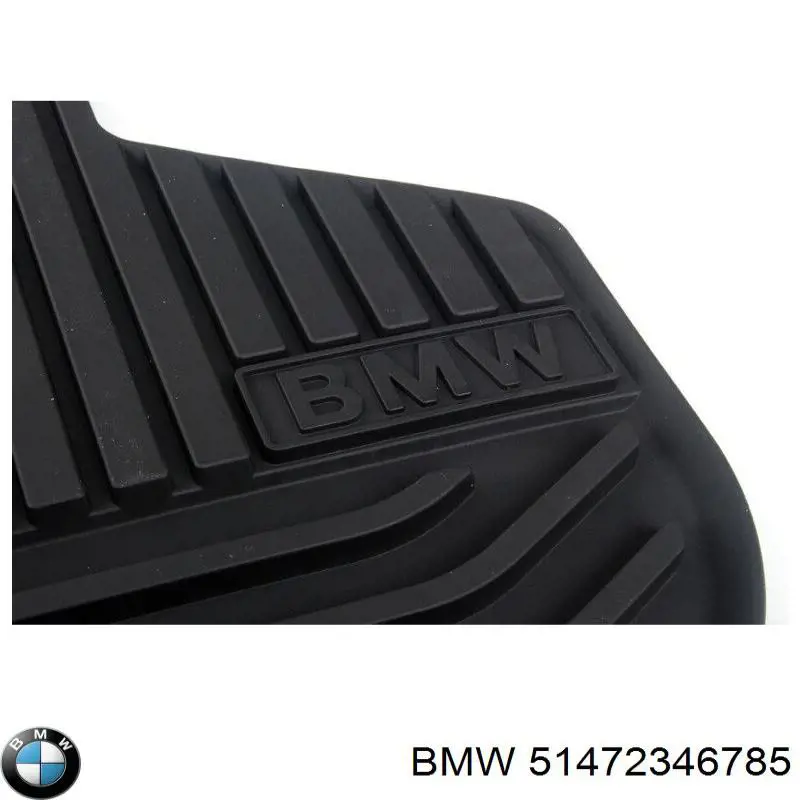 Коврик задний, комплект 2 шт. BMW 51472346785 цена, от 101.35 USD