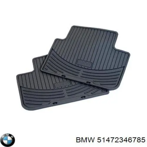 Купить 51472346785 BMW Резиновые коврики задние