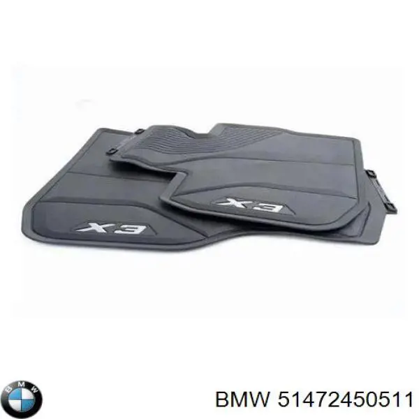 Коврик передний, комплект из 2 шт. BMW 51472450511