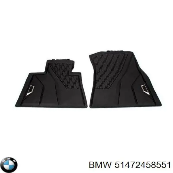 51472458551 BMW tapete dianteiro, kit de 2 un.