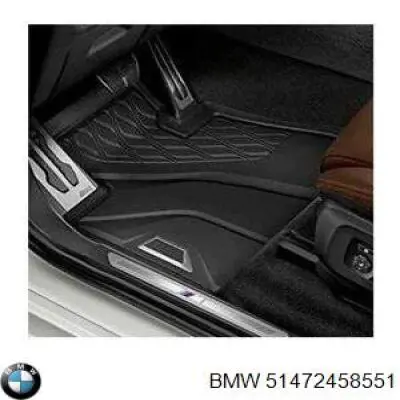 Килимок передній, комплект 2 шт. 51472458551 BMW