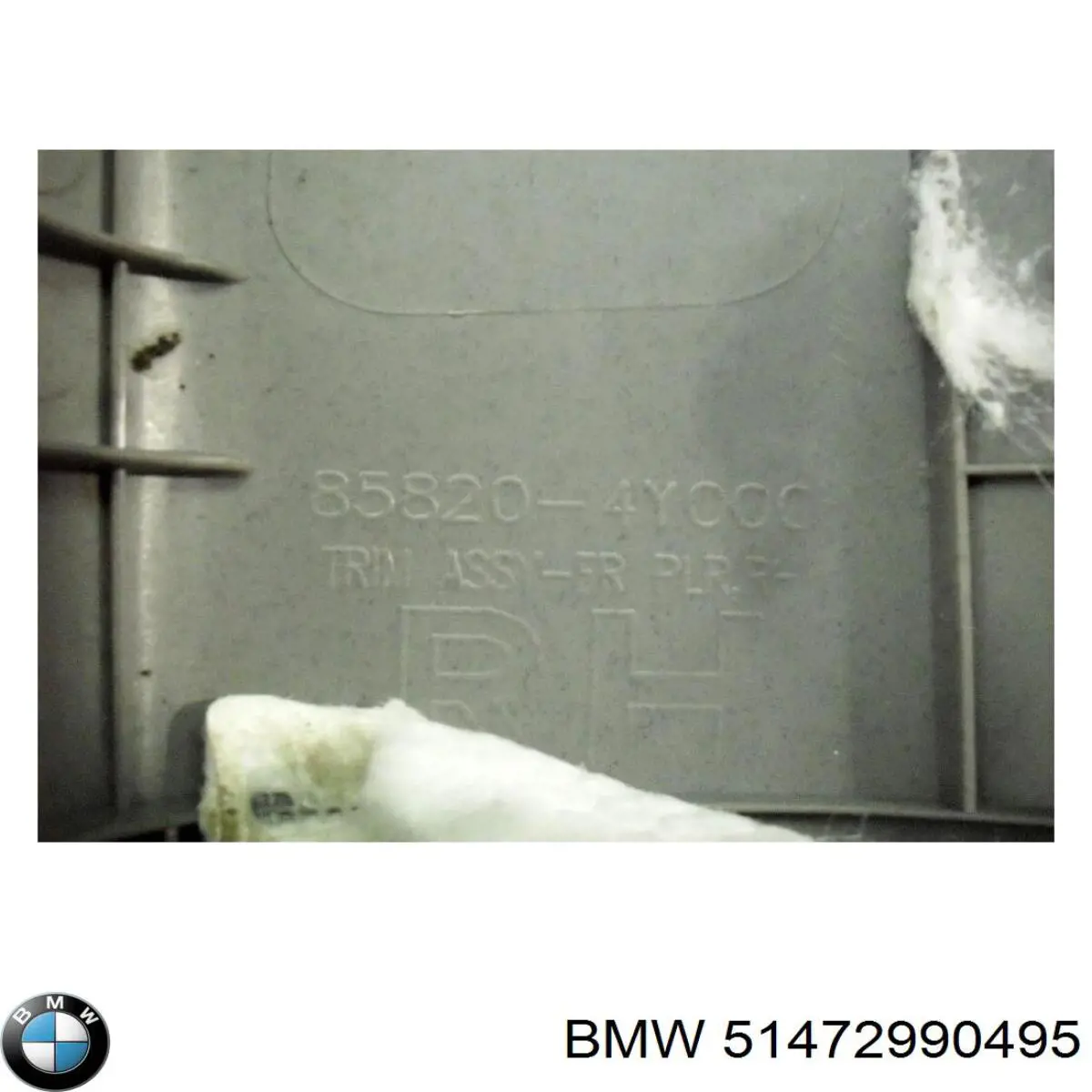 Обшивка стойки кузова внутренняя, передняя левая BMW 51472990495