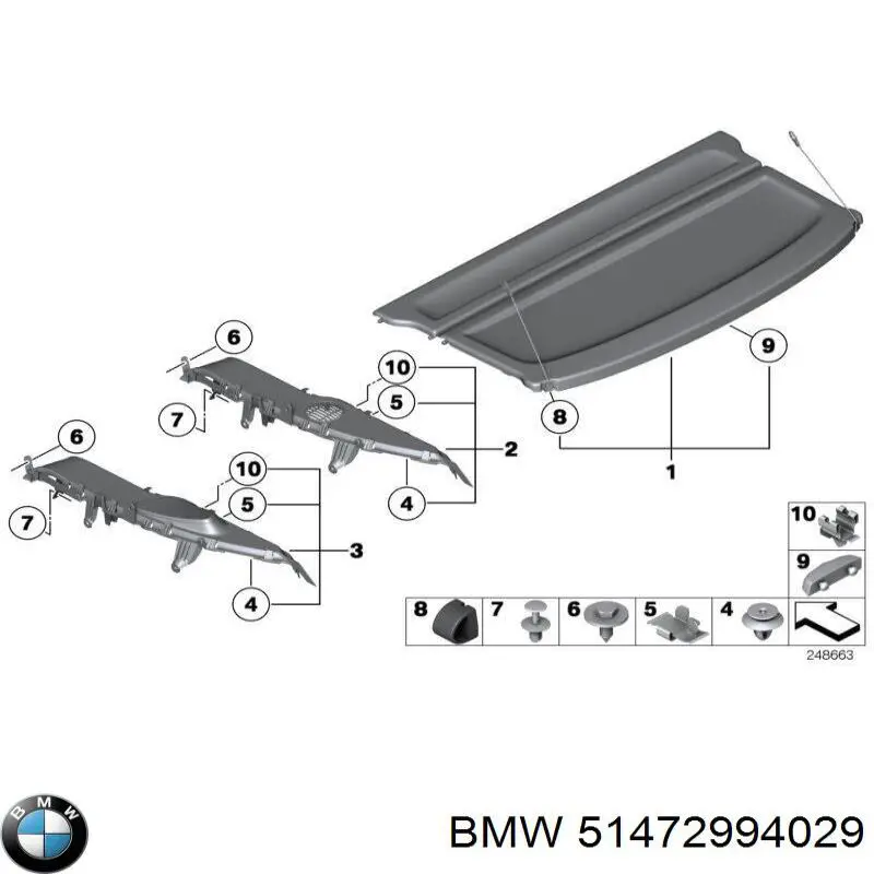 Хомут глушителя 51472994029 BMW