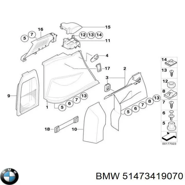  51473412223 BMW