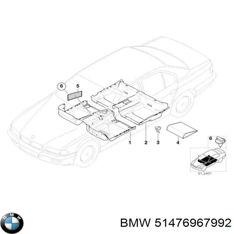  BMW 51476967992 цена, от 119.73 USD