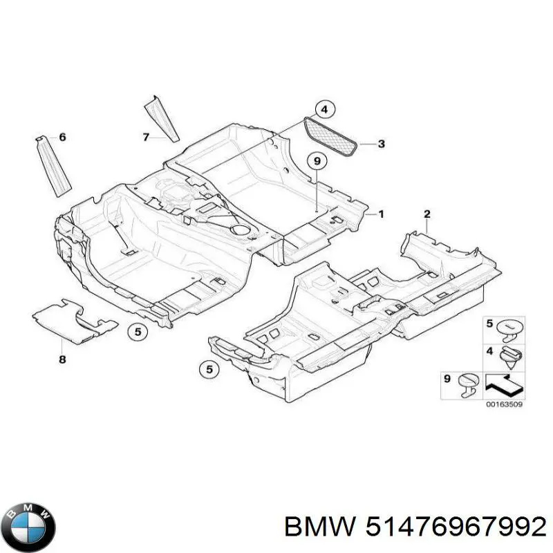 Купить 51476967992 BMW 