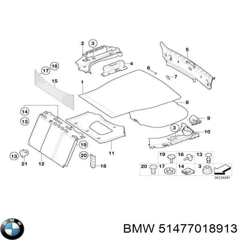 BMW 51477018913 цена, от 1.19 USD