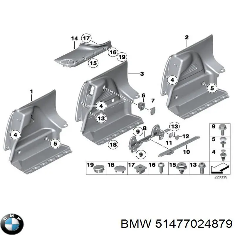 Купить 51477024879 BMW 