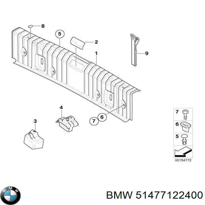  BMW 51477122400 цена, от 24.07 USD