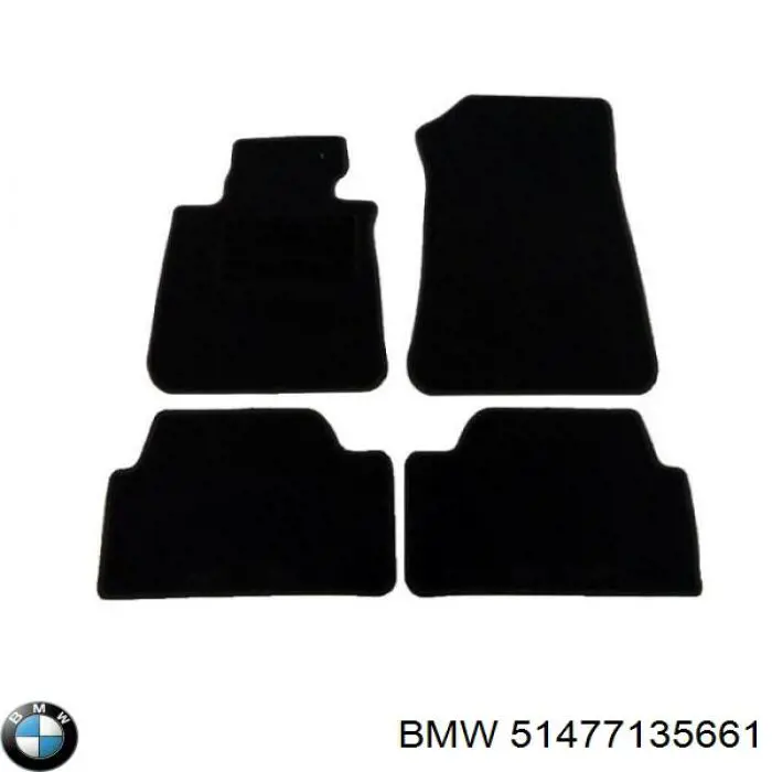 Комплект ковриков BMW 51477135661 цена, от 111.40 USD