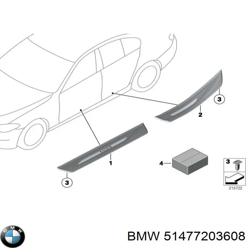  BMW 7203608 цена, от 10.14 USD
