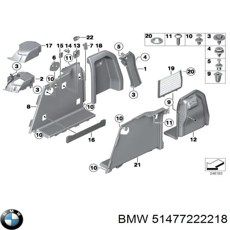  51477222218 BMW