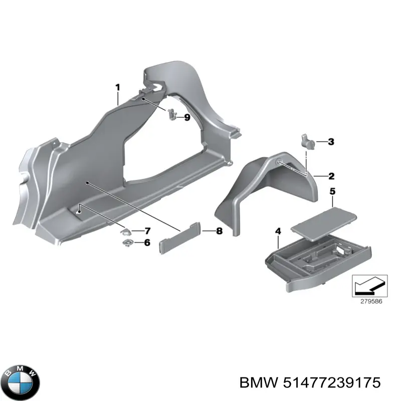  BMW 51477239175 цена, от 8.87 USD
